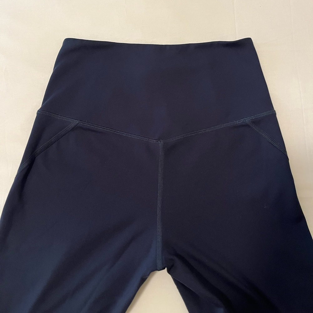 Girlfriend Collective Navy Blue Leggings,